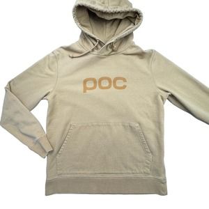 POC Sweatshirt Mens Medium Yellow Snowboard Skiing Hoodie Kangaroo Pocket